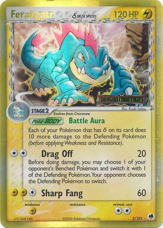 Feraligatr (2/101) (Delta Species) (Stamped) [EX: Dragon Frontiers] | Good Games Modbury