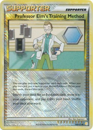 Professor Elm's Training Method (100/123) (League Promo) [HeartGold & SoulSilver: Base Set] | Good Games Modbury