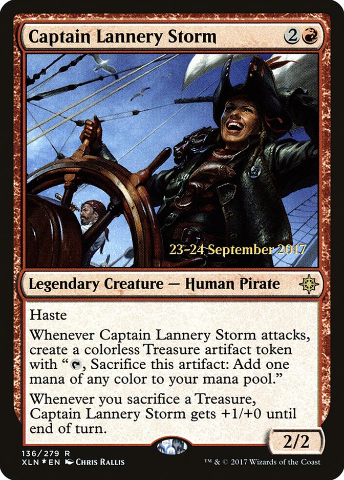 Captain Lannery Storm [Ixalan Prerelease Promos] | Good Games Modbury