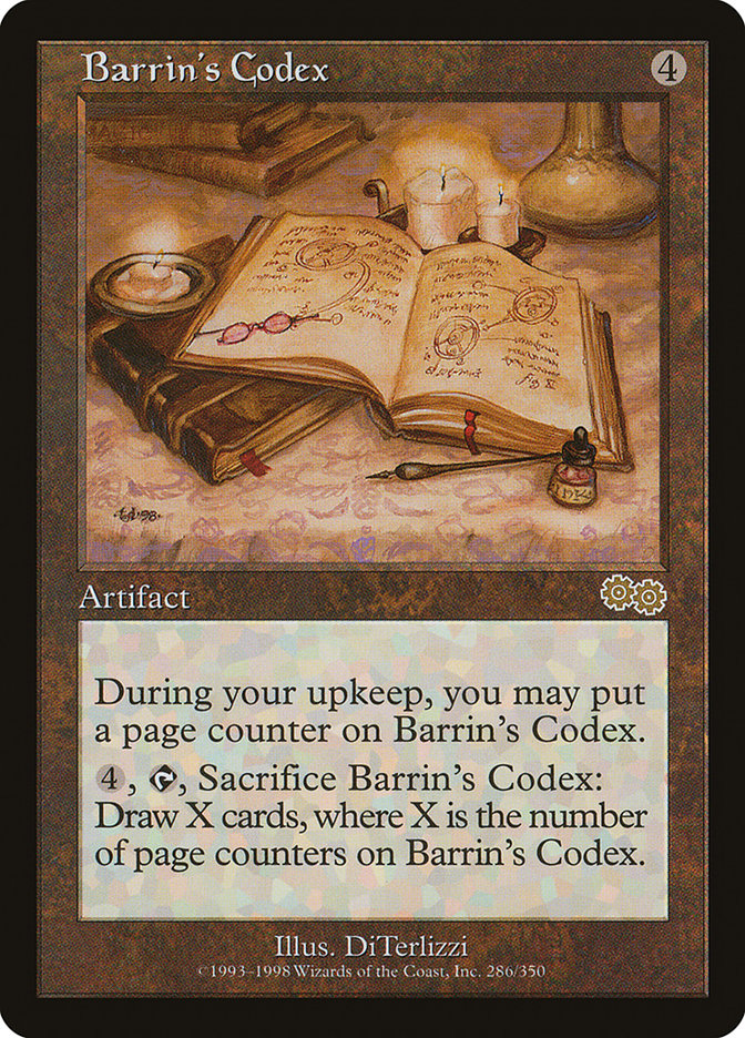 Barrin's Codex [Urza's Saga] | Good Games Modbury