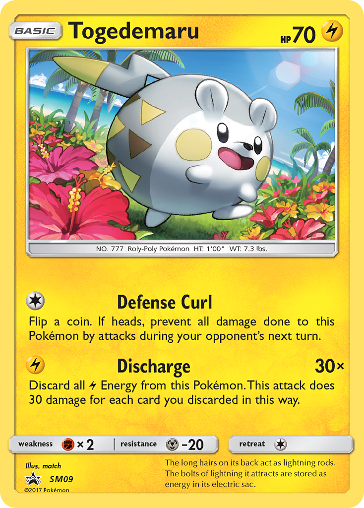 Togedemaru (SM09) [Sun & Moon: Black Star Promos] | Good Games Modbury