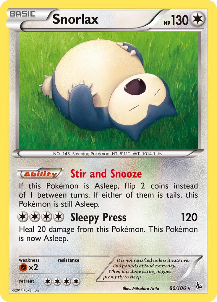 Snorlax (80/106) [XY: Flashfire] | Good Games Modbury