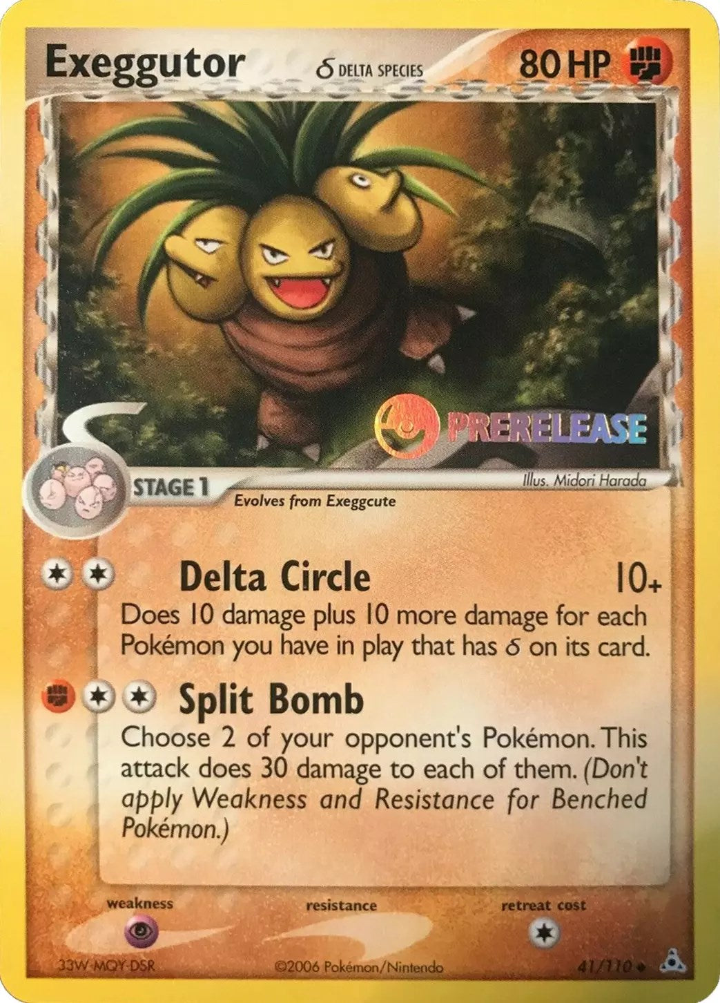 Exeggutor (41/110) (Prerelease) [EX: Holon Phantoms] | Good Games Modbury