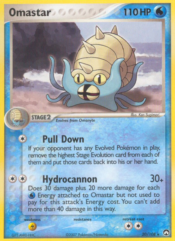 Omastar (20/108) [EX: Power Keepers] | Good Games Modbury