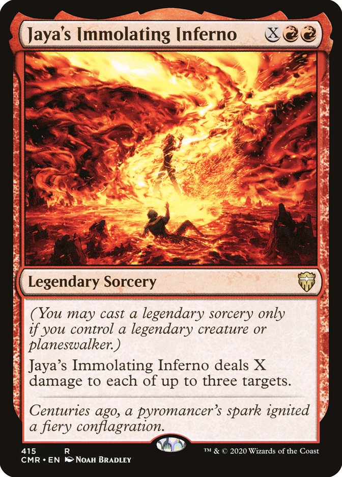 Jaya's Immolating Inferno [Commander Legends] | Good Games Modbury