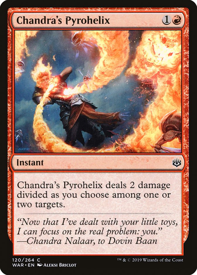 Chandra's Pyrohelix [War of the Spark] | Good Games Modbury