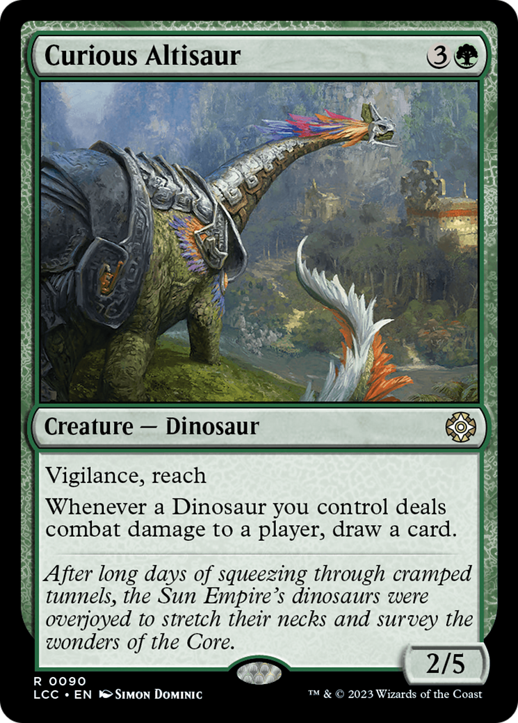 Curious Altisaur [The Lost Caverns of Ixalan Commander] | Good Games Modbury