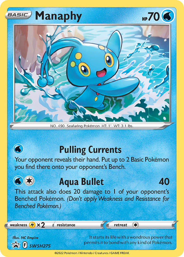 Manaphy (SWSH275) [Sword & Shield: Black Star Promos] | Good Games Modbury