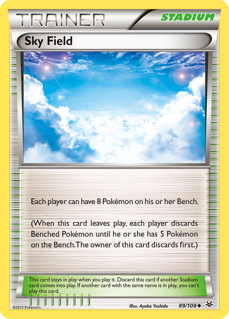 Sky Field (89/108) [XY: Roaring Skies] | Good Games Modbury