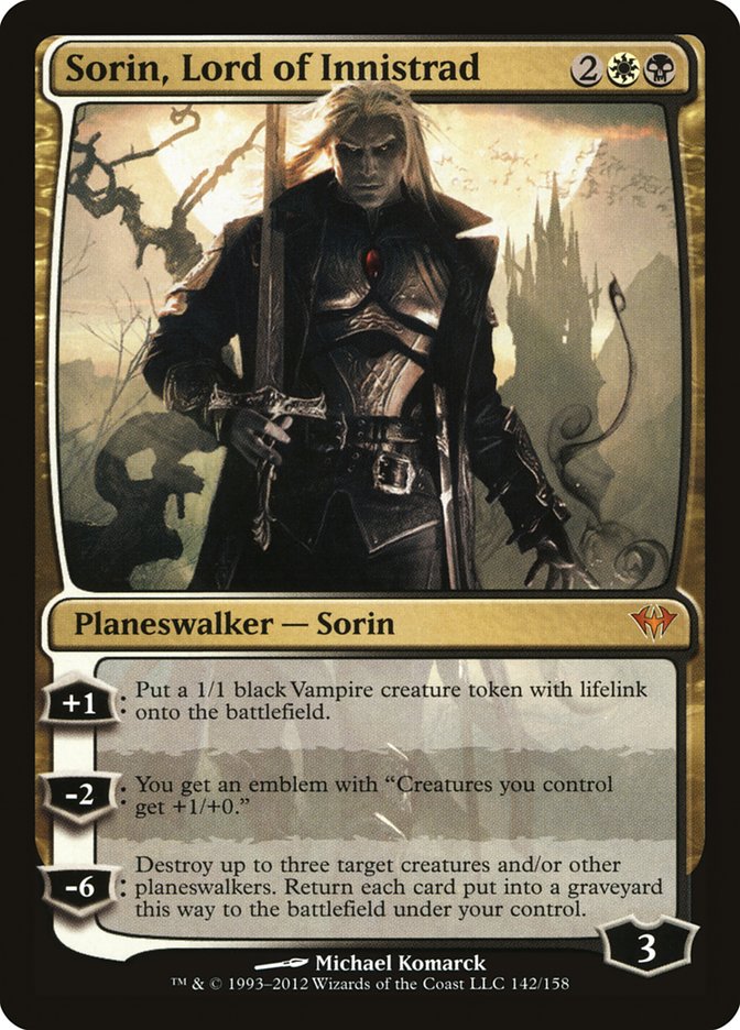 Sorin, Lord of Innistrad [Dark Ascension] | Good Games Modbury