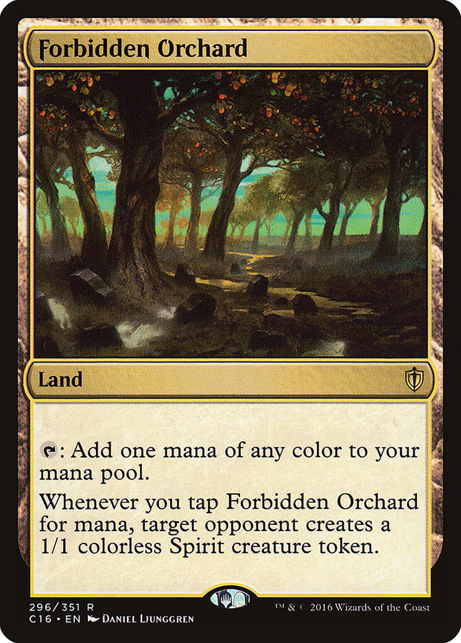 Forbidden Orchard [Commander 2016] | Good Games Modbury