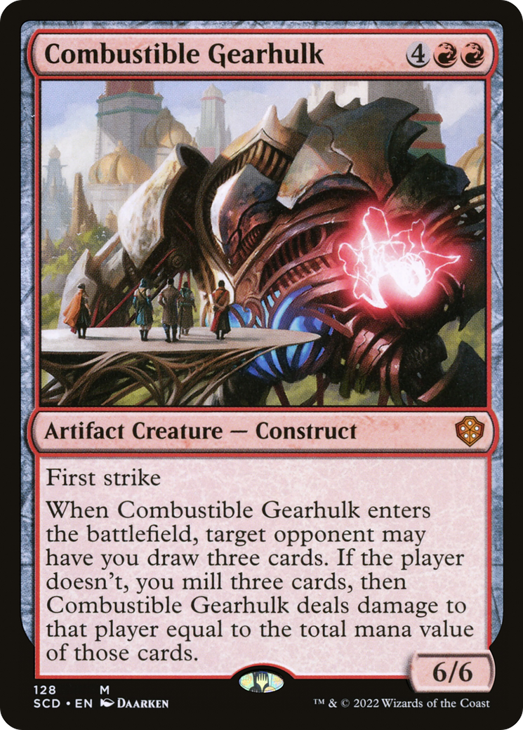 Combustible Gearhulk [Starter Commander Decks] | Good Games Modbury