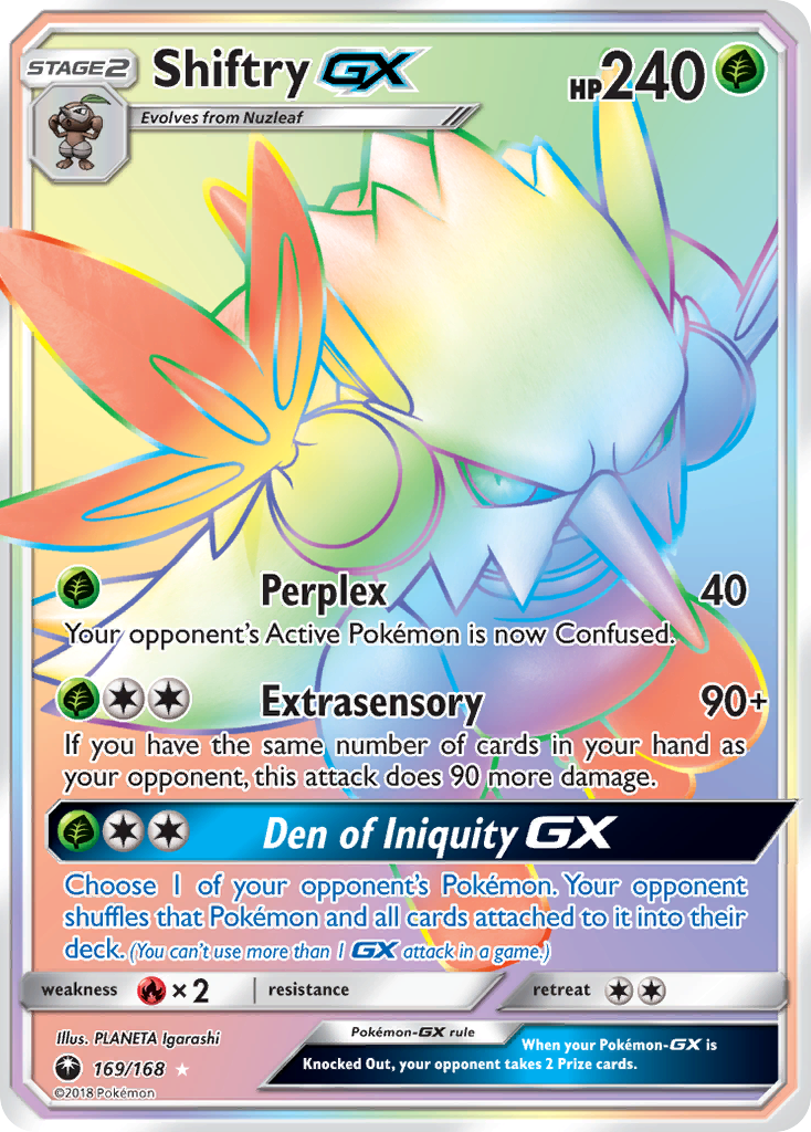 Shiftry GX (169/168) [Sun & Moon: Celestial Storm] | Good Games Modbury