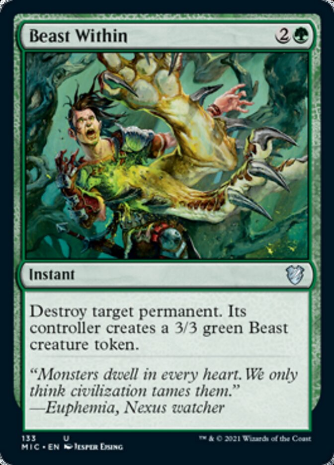 Beast Within [Innistrad: Midnight Hunt Commander] | Good Games Modbury