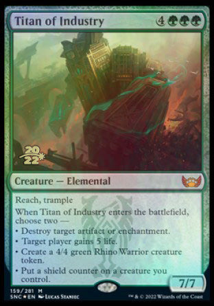 Titan of Industry [Streets of New Capenna Prerelease Promos] | Good Games Modbury