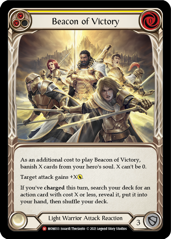 Beacon of Victory [MON033] (Monarch)  1st Edition Normal | Good Games Modbury