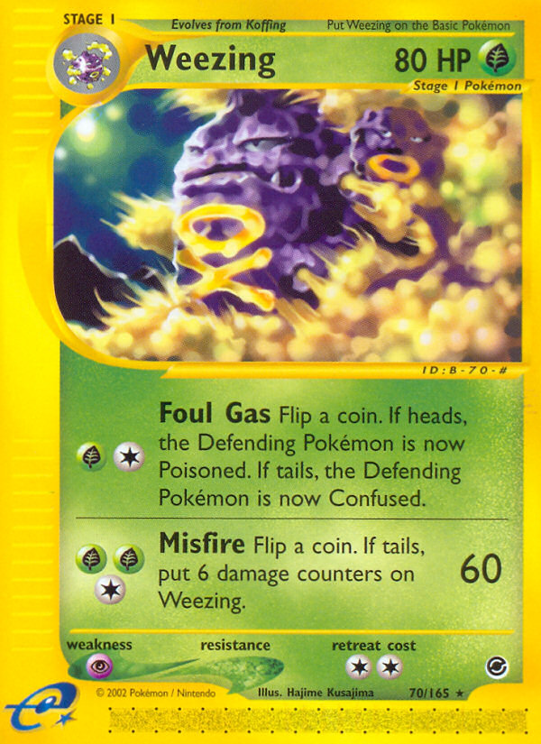 Weezing (70/165) [Expedition: Base Set] | Good Games Modbury