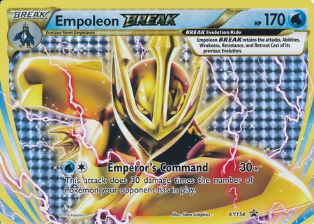 Empoleon BREAK (XY134) (Jumbo Card) [XY: Black Star Promos] | Good Games Modbury