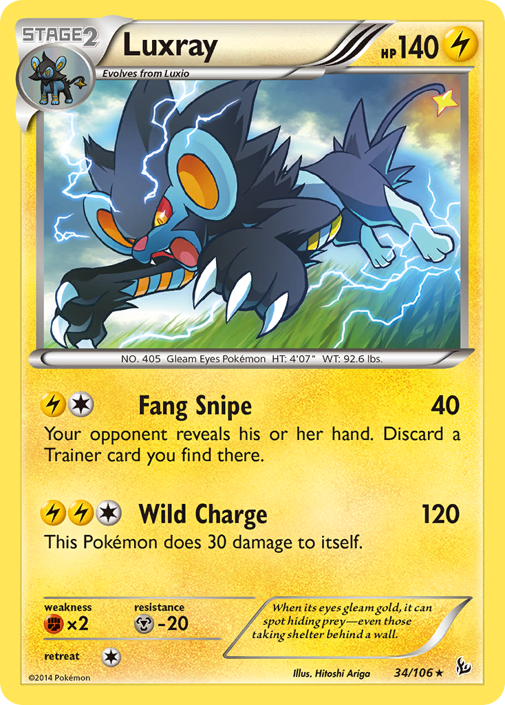 Luxray (34/106) [XY: Flashfire] | Good Games Modbury