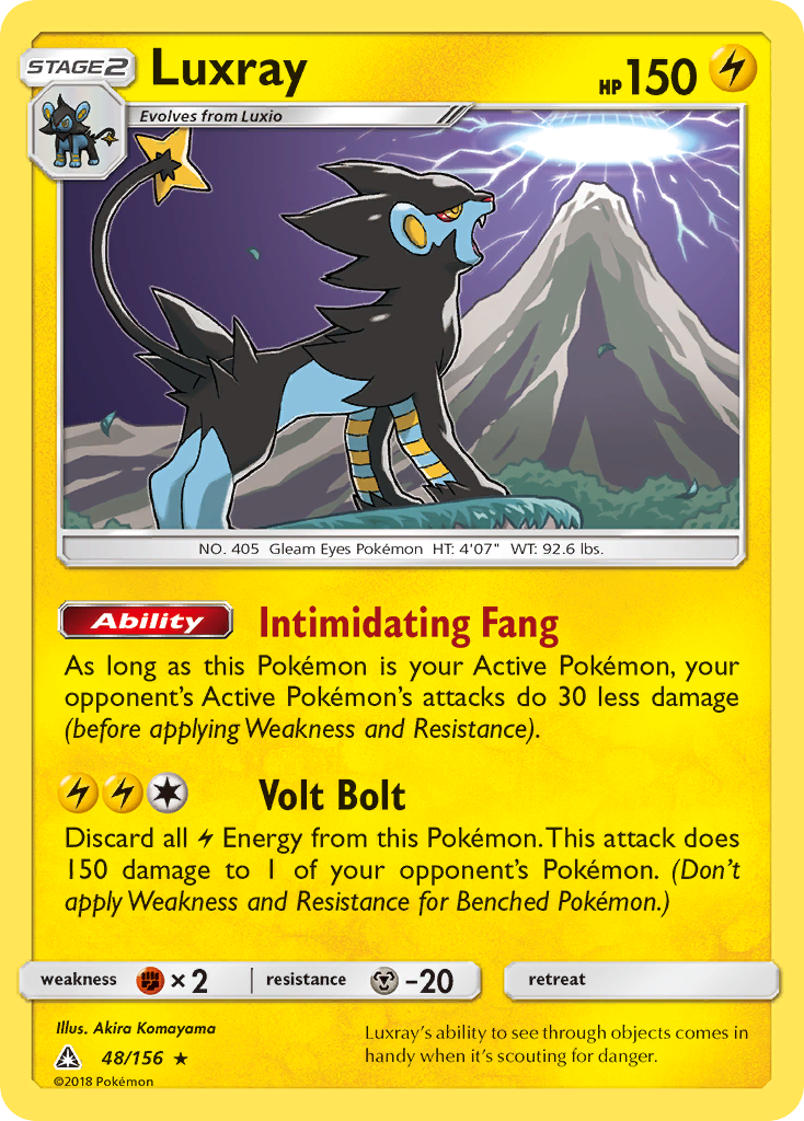 Luxray (48/156) [Sun & Moon: Ultra Prism] | Good Games Modbury