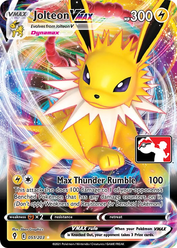 Jolteon VMAX (051/203) [Prize Pack Series One] | Good Games Modbury