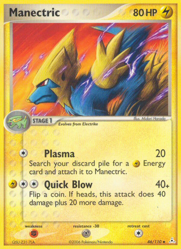 Manectric (46/110) [EX: Holon Phantoms] | Good Games Modbury