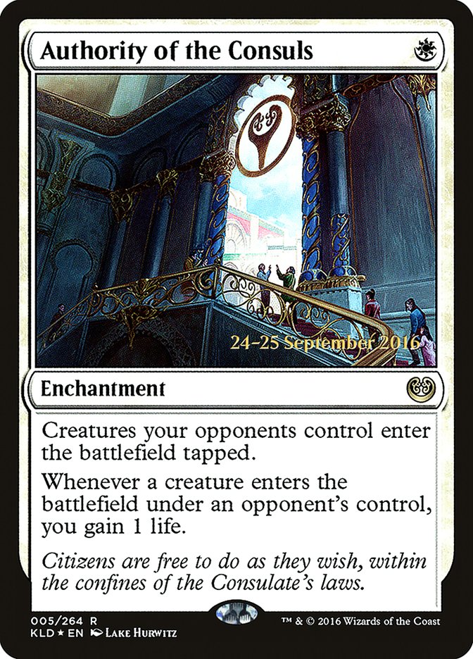 Authority of the Consuls [Kaladesh Prerelease Promos] | Good Games Modbury