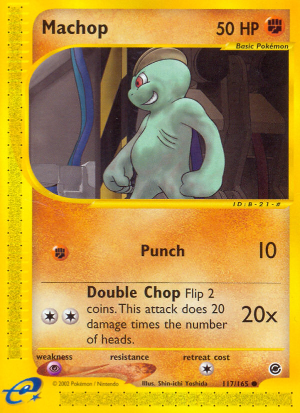 Machop (117/165) [Expedition: Base Set] | Good Games Modbury