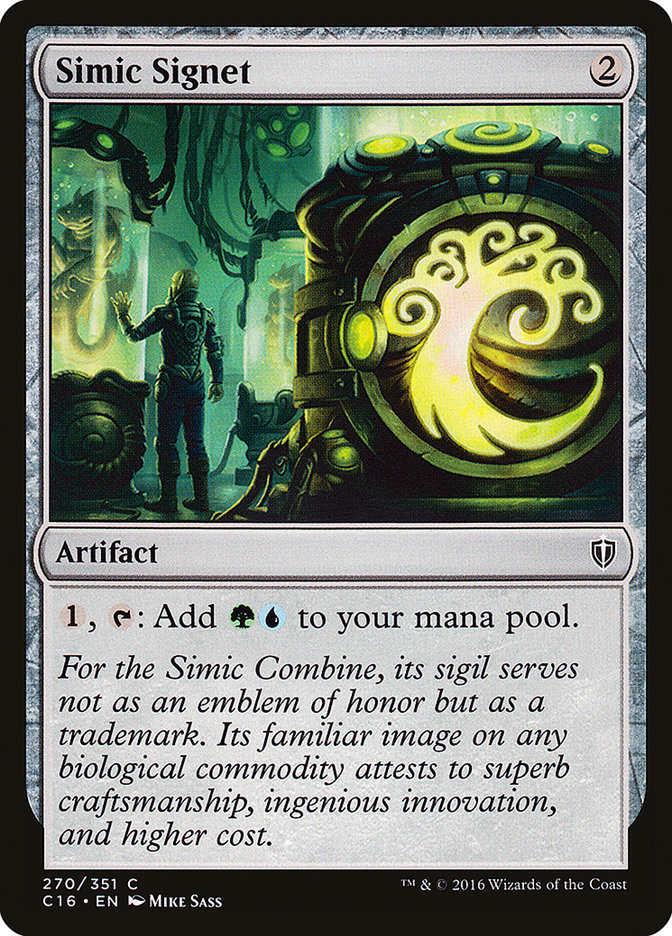 Simic Signet [Commander 2016] | Good Games Modbury