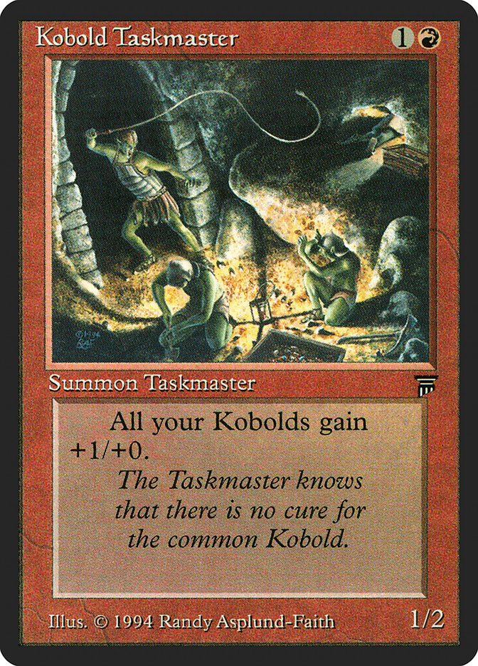 Kobold Taskmaster [Legends] | Good Games Modbury