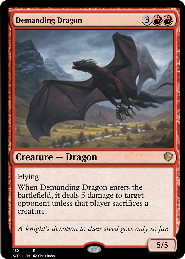 Demanding Dragon [Starter Commander Decks] | Good Games Modbury