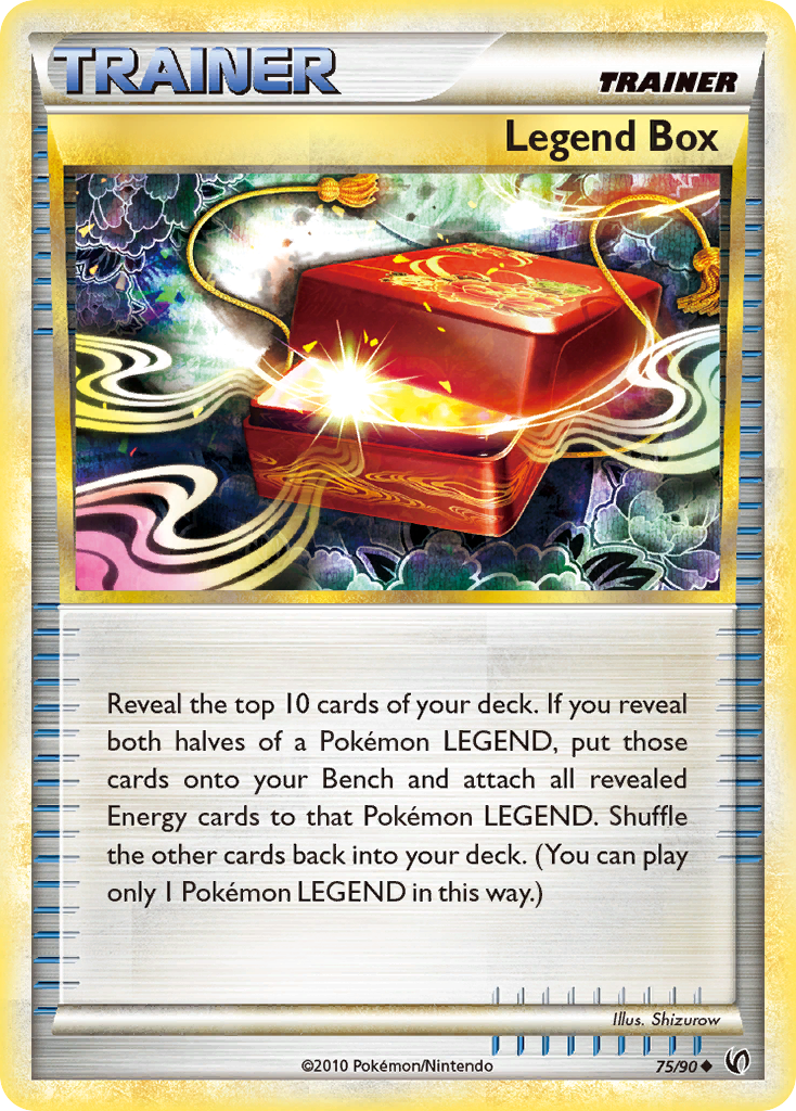 Legend Box (75/90) [HeartGold & SoulSilver: Undaunted] | Good Games Modbury