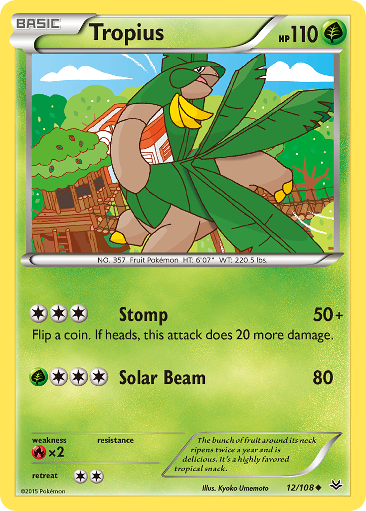 Tropius (12/108) [XY: Roaring Skies] | Good Games Modbury