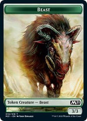 Beast // Griffin Double-Sided Token [Core Set 2021 Tokens] | Good Games Modbury