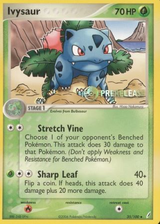 Ivysaur (35/100) (Prerelease Promo) [Nintendo: Black Star Promos] | Good Games Modbury