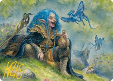 Feywild Trickster Art Card (Gold-Stamped Signature) [Dungeons & Dragons: Adventures in the Forgotten Realms Art Series] | Good Games Modbury