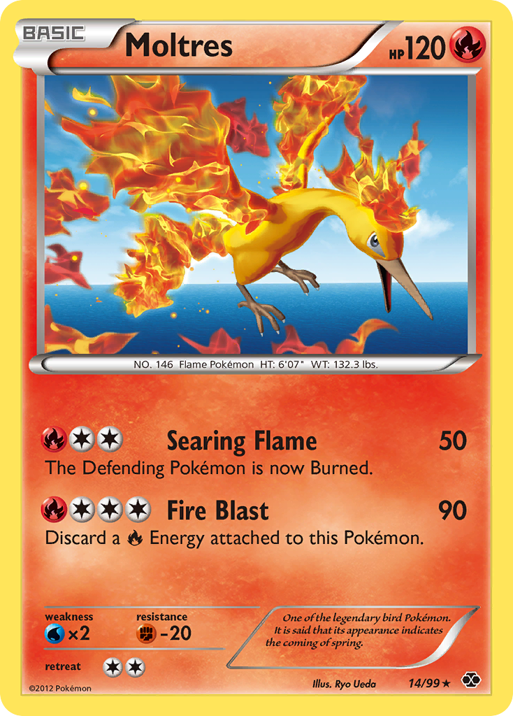 Moltres (14/99) [Black & White: Next Destinies] | Good Games Modbury