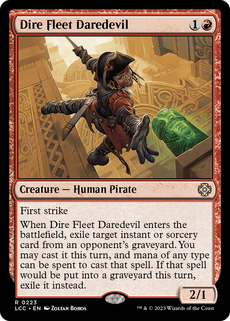 Dire Fleet Daredevil [The Lost Caverns of Ixalan Commander] | Good Games Modbury