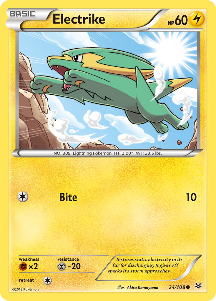 Electrike (24/108) [XY: Roaring Skies] | Good Games Modbury