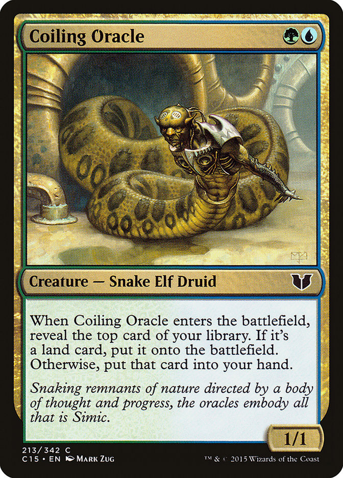 Coiling Oracle [Commander 2015] | Good Games Modbury