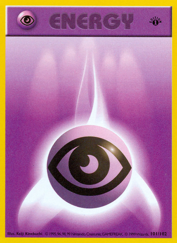 Psychic Energy (101/102) (Shadowless) [Base Set 1st Edition] | Good Games Modbury