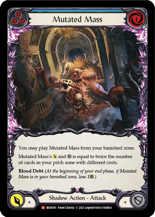 Mutated Mass [MON191-RF] (Monarch)  1st Edition Rainbow Foil | Good Games Modbury