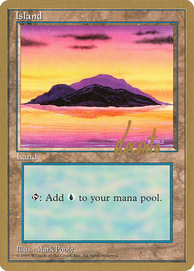 Island (ml368) (Michael Loconto) [Pro Tour Collector Set] | Good Games Modbury