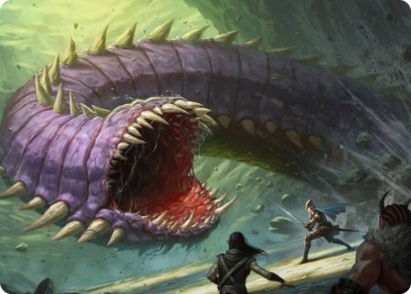 Purple Worm Art Card [Dungeons & Dragons: Adventures in the Forgotten Realms Art Series] | Good Games Modbury