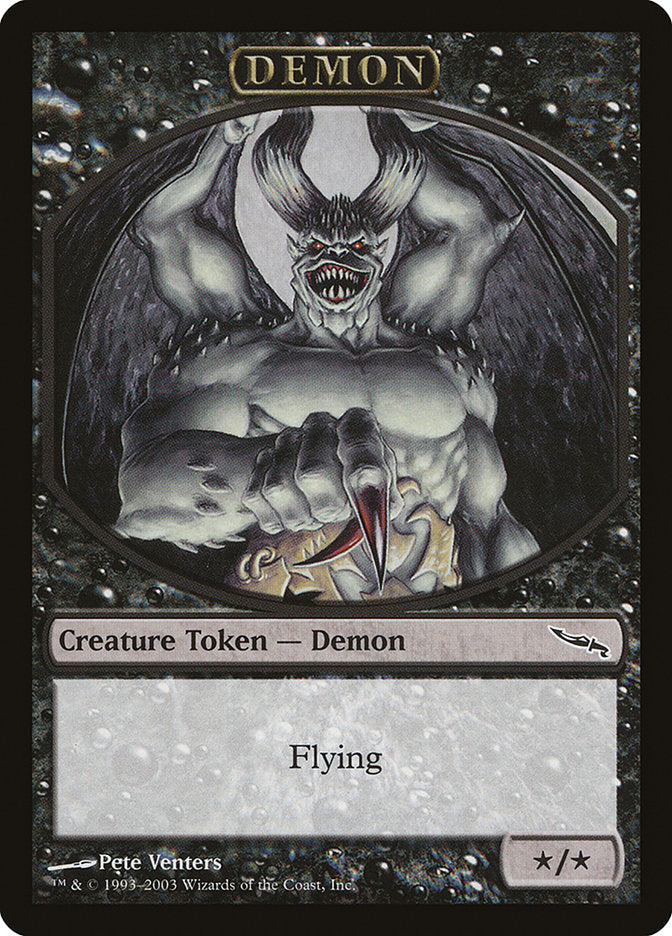 Demon Token [Magic Player Rewards 2003] | Good Games Modbury