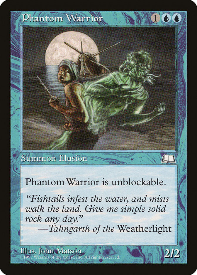 Phantom Warrior [Weatherlight] | Good Games Modbury