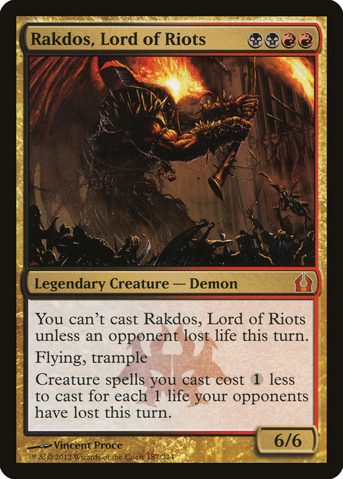 Rakdos, Lord of Riots [Return to Ravnica] | Good Games Modbury