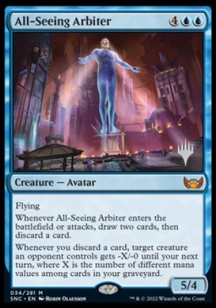 All-Seeing Arbiter (Promo Pack) [Streets of New Capenna Promos] | Good Games Modbury