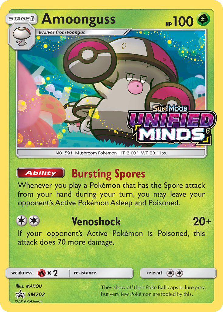 Amoonguss (SM202) [Sun & Moon: Black Star Promos] | Good Games Modbury