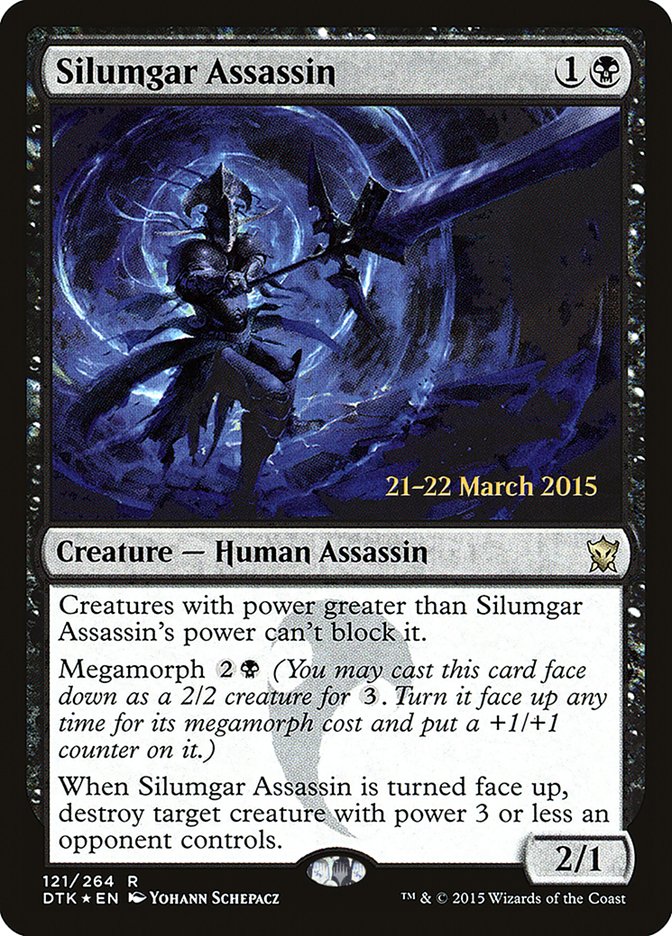 Silumgar Assassin [Dragons of Tarkir Prerelease Promos] | Good Games Modbury